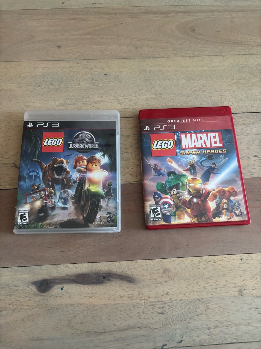 Lego Marvel Super Heroes PS3 - Red and Clear Cases
